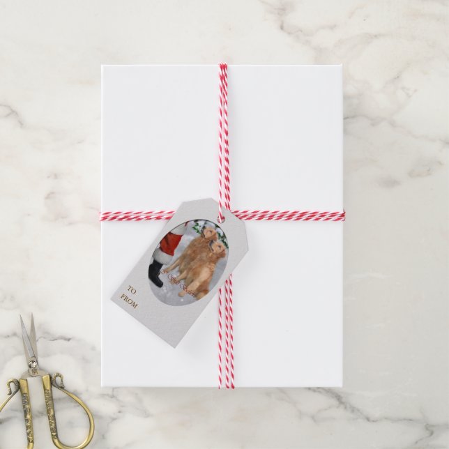 Golden Retriever Geschenkanhänger (Mit Garn)