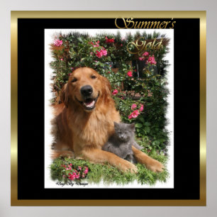 Golden Retriever Geschenke Kunstdrucke Poster