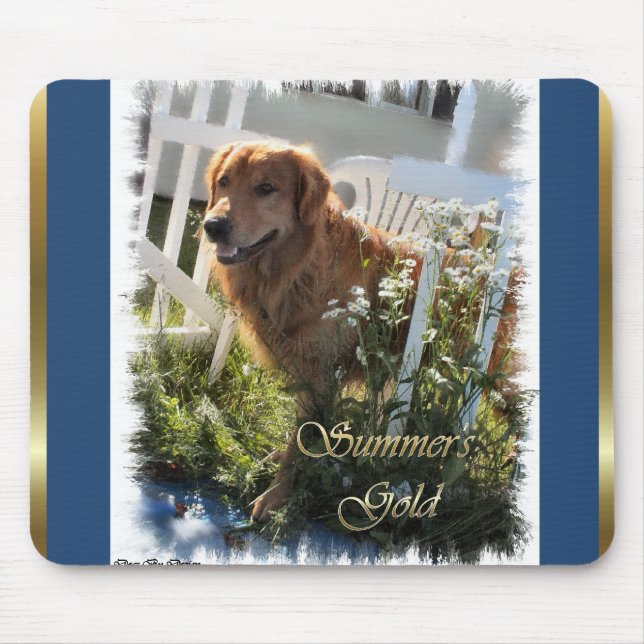 Golden Retriever Geschenke Mousepad (Vorne)