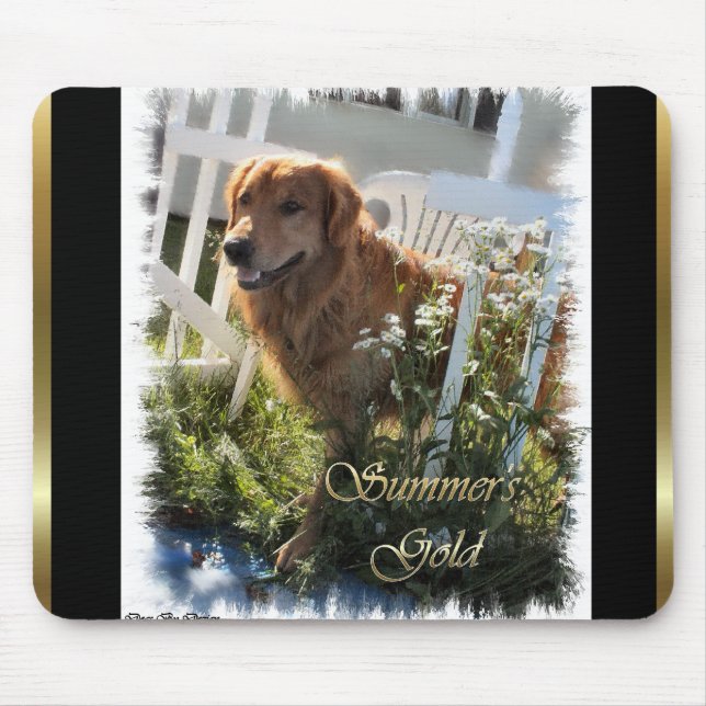 Golden Retriever Geschenke Mousepad (Vorne)