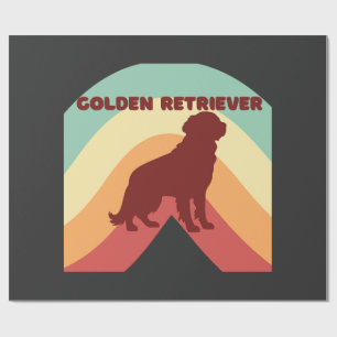 Golden Retriever  Geschenkpapier