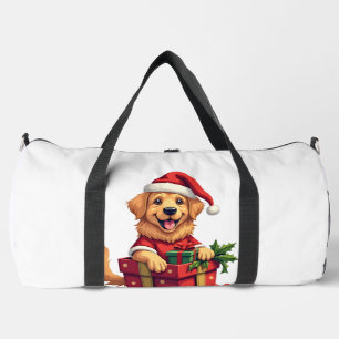 Golden Retriever Geschenkpapier Duffle Bag