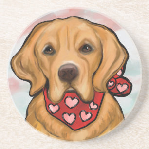 Golden Retriever Getränkeuntersetzer