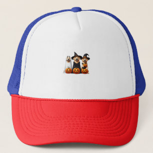 Golden Retriever Ghost Halloween Hundeliebhaber Truckerkappe