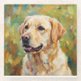 Golden Retriever Glass Coasters for Dog Lovers Glasuntersetzer