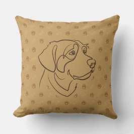 Golden Retriever Golden Muster Kissen