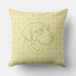 Golden Retriever Golden Muster Kissen