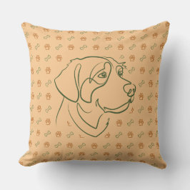 Golden Retriever Golden Muster Kissen