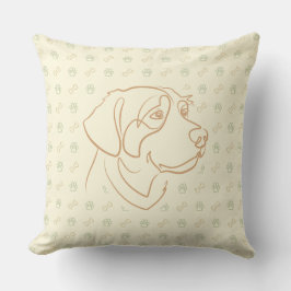 Golden Retriever Golden Muster Kissen