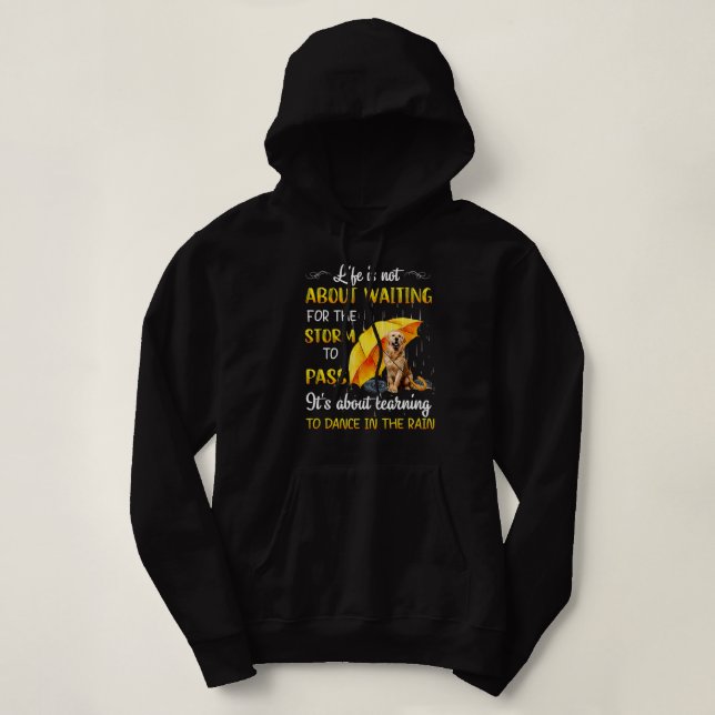 Golden Retriever Goldie Hund Liebhaber Inspiration Hoodie (Design vorne)