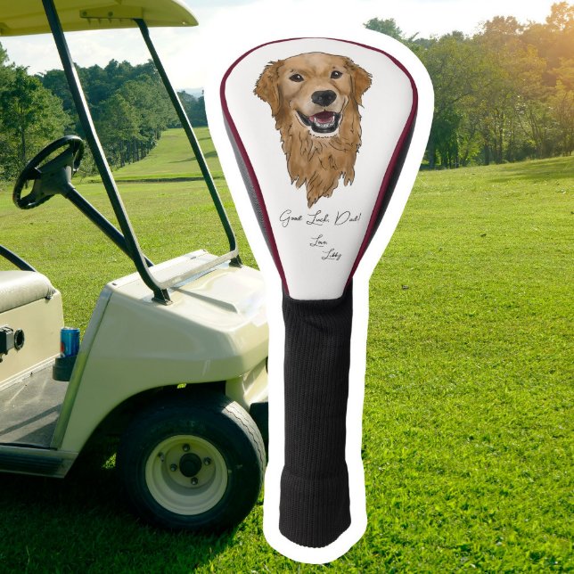Golden Retriever Golf Head Cover Headcover (Von Creator hochgeladen)