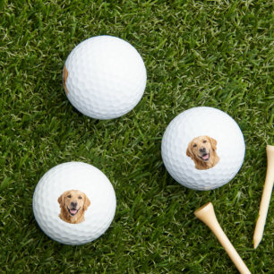 Golden Retriever Golfbälle mit individuellem Hunde