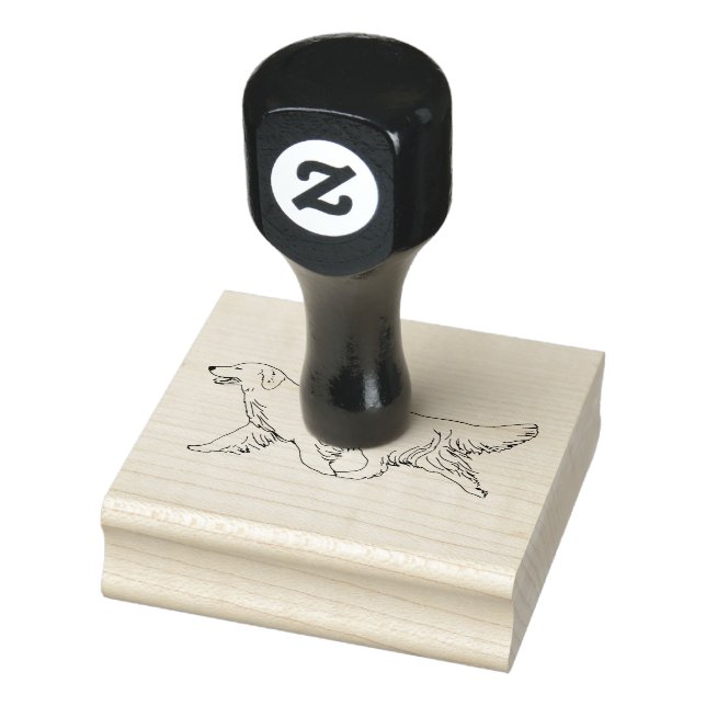 Golden Retriever Gummistempel (Stempel)