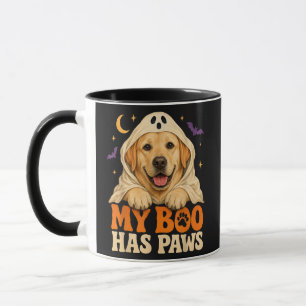 Golden Retriever Halloween Gruselige Pfoten Tasse