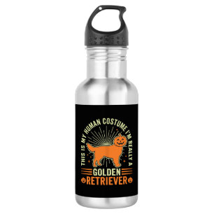 Golden Retriever Halloween Kostüm für Menschen Vin Edelstahlflasche