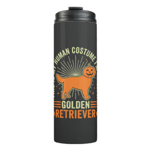 Golden Retriever Halloween Kostüm für Menschen Vin Thermosbecher