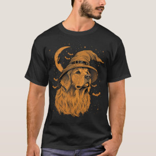 Golden Retriever Halloween Lustiger Süßer Hundemam T-Shirt
