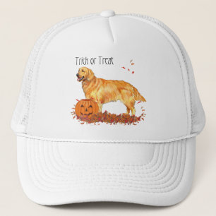 Golden Retriever Halloween Truckerkappe