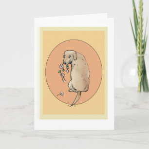 Golden Retriever 'Happy Birthday' Card Karte