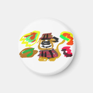 Golden Retriever Herbst Magnet