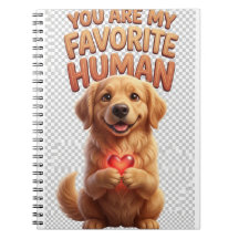 Golden Retriever Herz Notizbuch