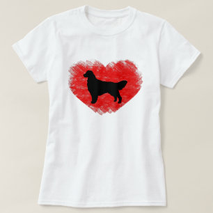 Golden retriever-Herz T-Shirt