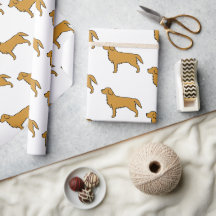 Golden Retriever Hochzeitspapier