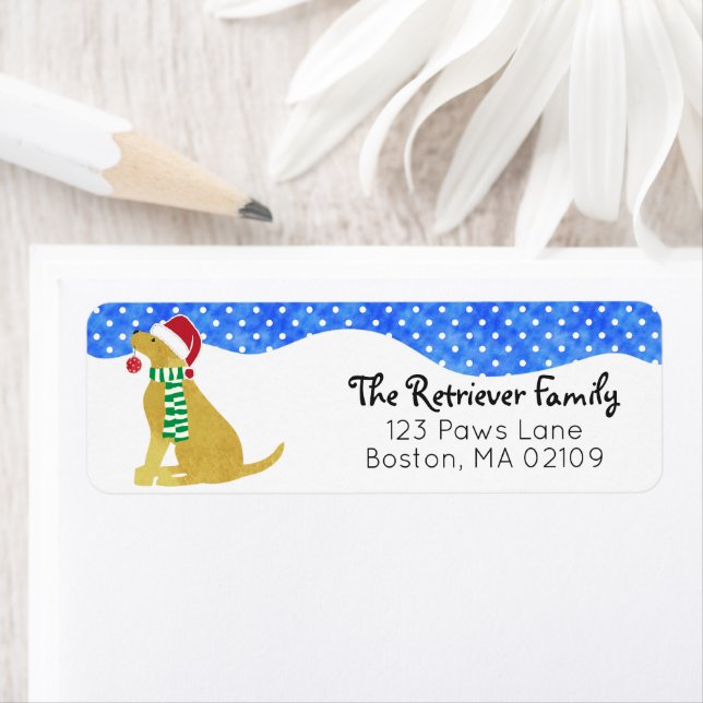 Golden Retriever Holiday Dog (Insitu)