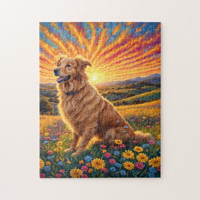 Golden Retriever Hund (Vertikal)