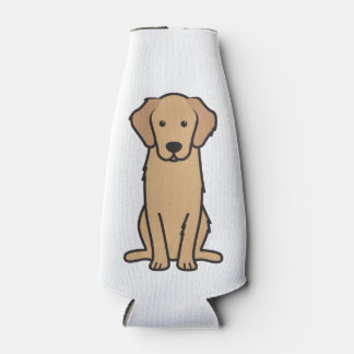 Golden Retriever Hund Cartoon Flaschenkühler