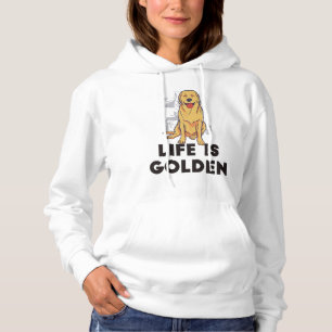 Golden Retriever Hund - Das Leben ist golden Hoodie