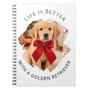 Golden Retriever Hund Foto Notizblock