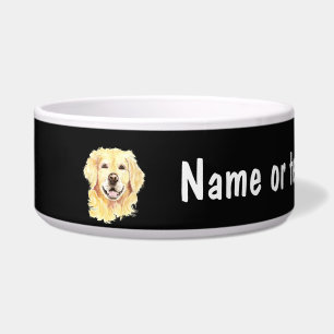 Golden Retriever Hund Haustier Tier Napf