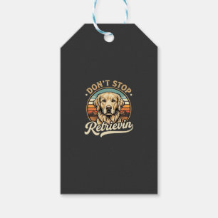 Golden Retriever Hund hört nicht auf zu holen Geschenkanhänger