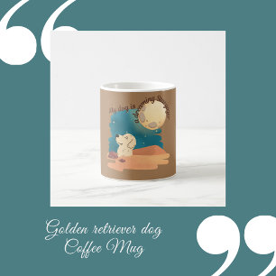 Golden Retriever Hund Kaffee Kaffeetasse