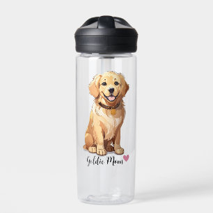 Golden Retriever Hund Mama klar Trinkflasche