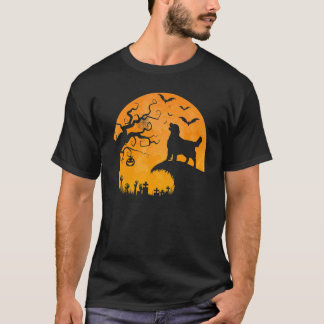 Golden Retriever Hund Mond Heulen Im Wald Hallowee T-Shirt