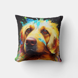 Golden Retriever Hund Niedliches liebliches Tier Kissen