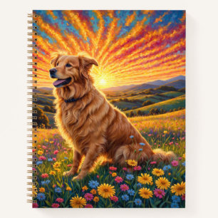 Golden Retriever Hund Notizbuch
