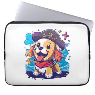 Golden Retriever Hund Pirate Laptopschutzhülle