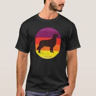 Golden Retriever Hund Retro 9 T-Shirt