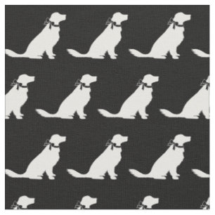 Golden Retriever Hund Silhouette Haustier Stoff