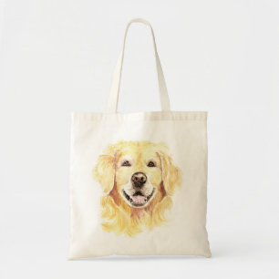 Golden Retriever Hund Tier Aquarell Tragetasche
