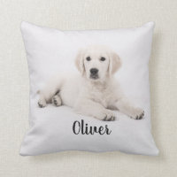 Golden Retriever Hund Welpe Kissen Individuelle Na