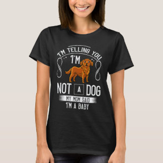 Golden Retriever Hund Welpen Besitzer T-Shirt
