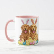 Golden Retriever Hunde Bunny Ears