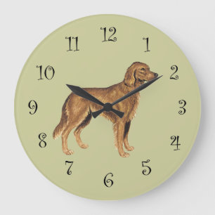 Golden Retriever Hunde Rasse Wände Große Wanduhr