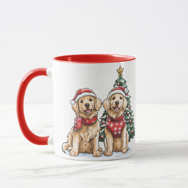 Golden Retriever Hunde Tasse (Links)