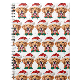 Golden Retriever Hunde Zucht Weihnachten Notizblock