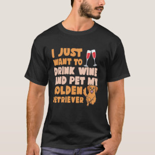 Golden Retriever-Hundefreund-Welpen-Tierbesitzer T-Shirt